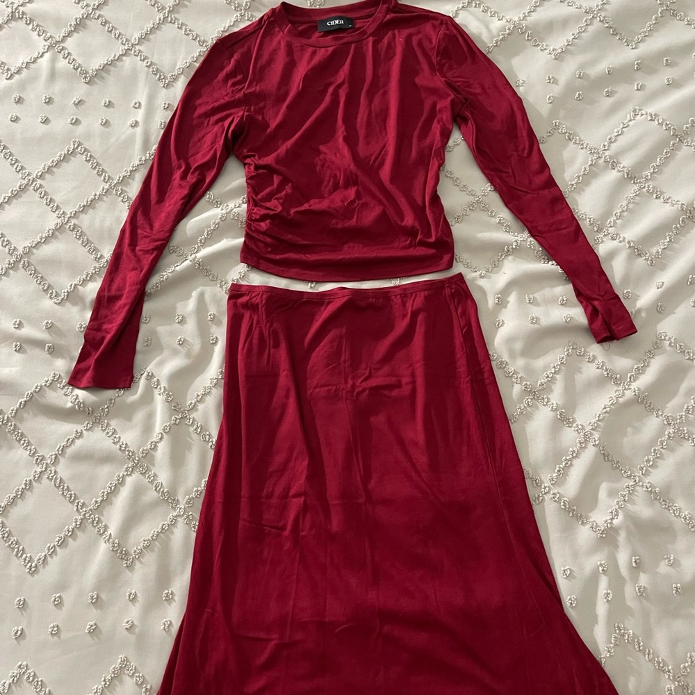 Cider Midi Skirt Set - Picture 2 of 3